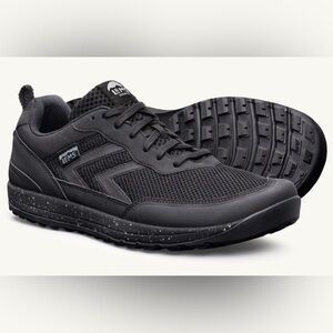 Lems Black Nocturnal Ninja Primal Pursuit Trail Tennis Shoes Sneakers 8.5W/7M